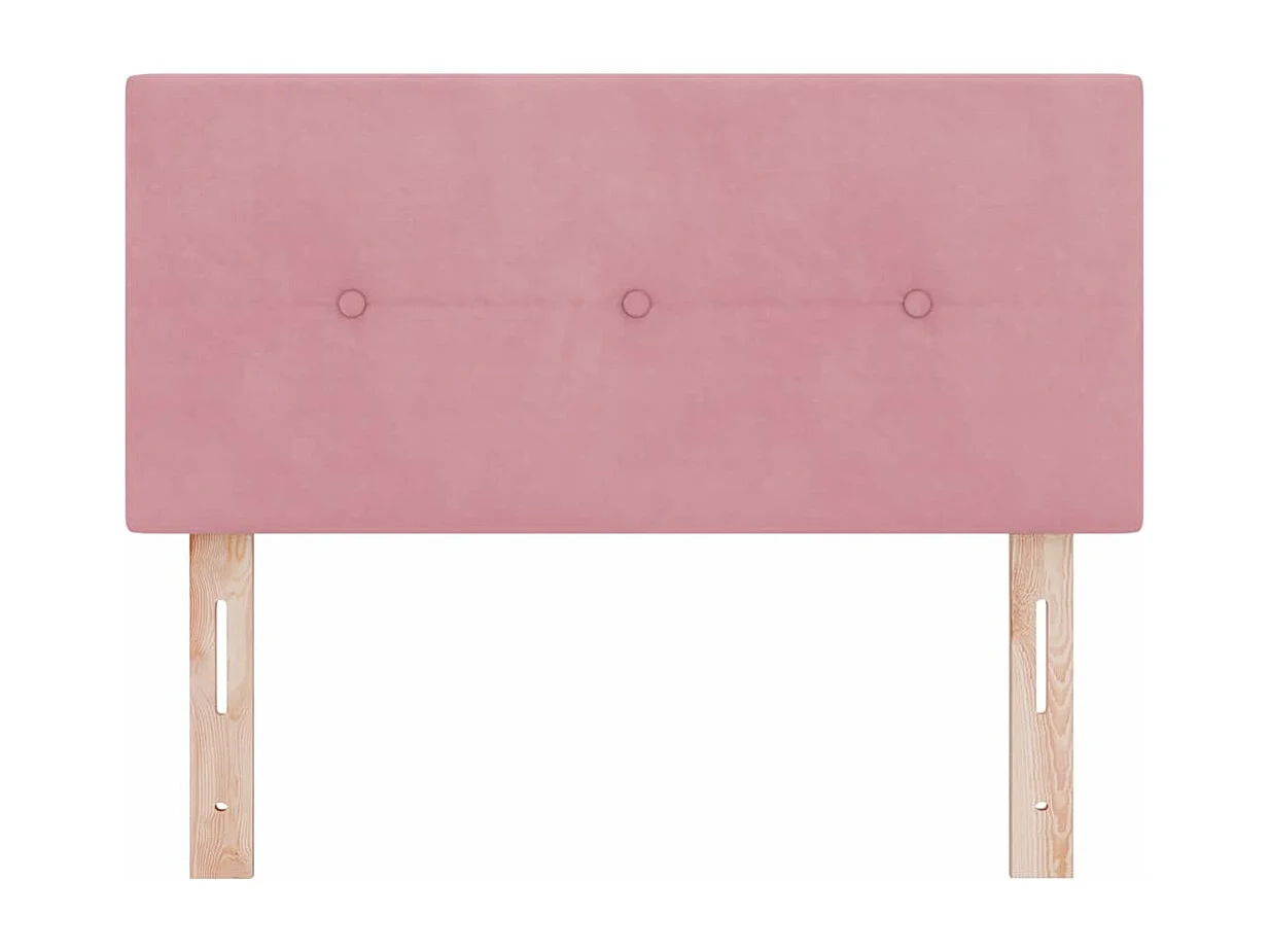 Tête de lit Montage mural avec tête de lit Rose 80 cm Velours