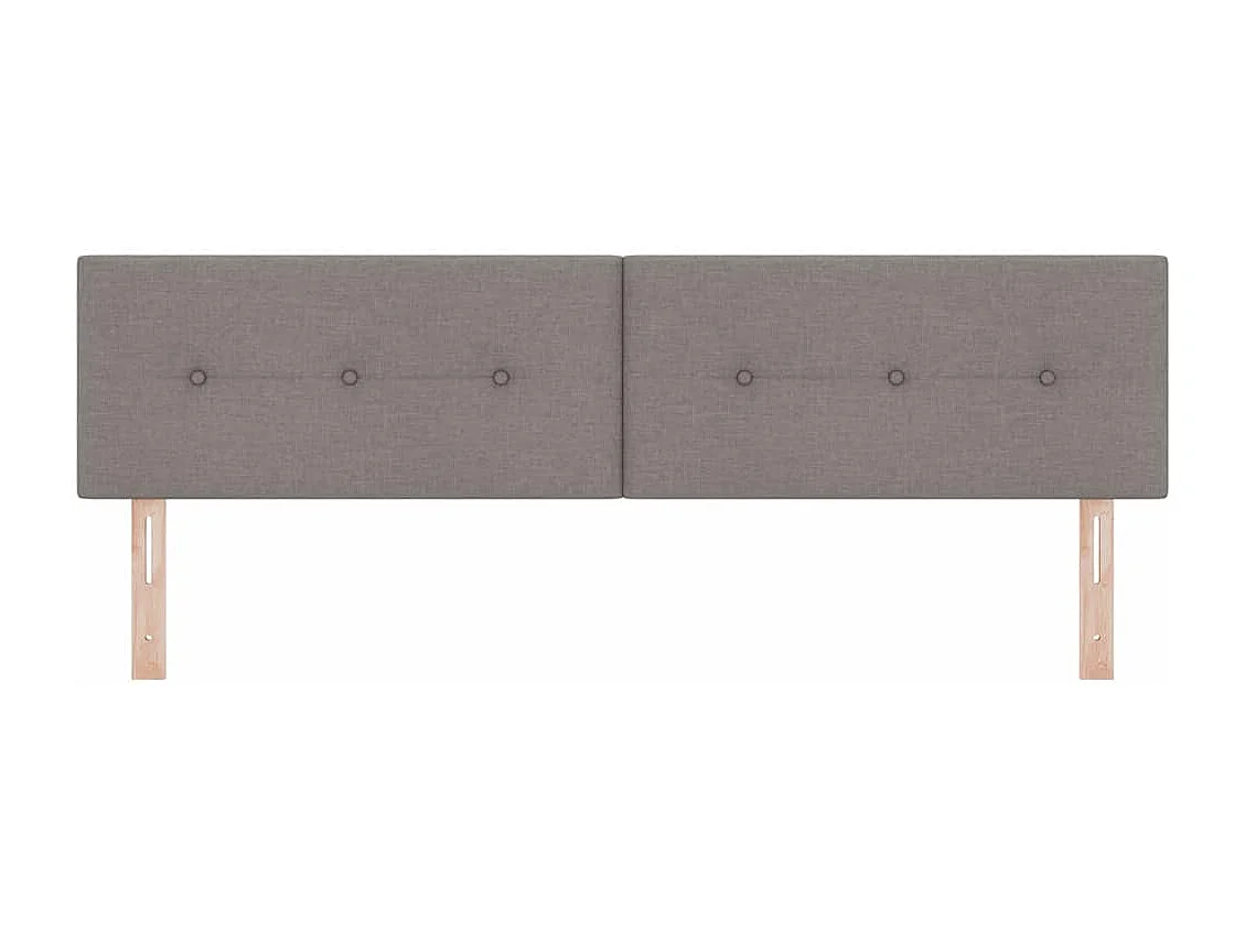 Tête de lit avec tête de lit Taupe 180 cm tissu