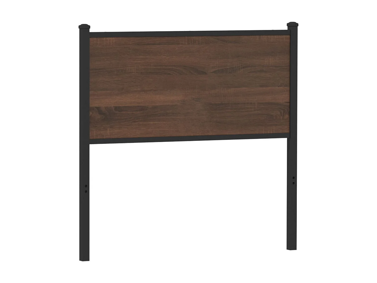 Tête de lit chêne marron 80 cm bois d'ingénierie et acier