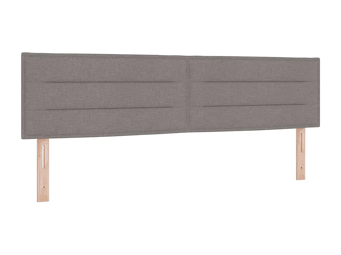 Cabecero con cabecera Manual Taupé 180 cm tela