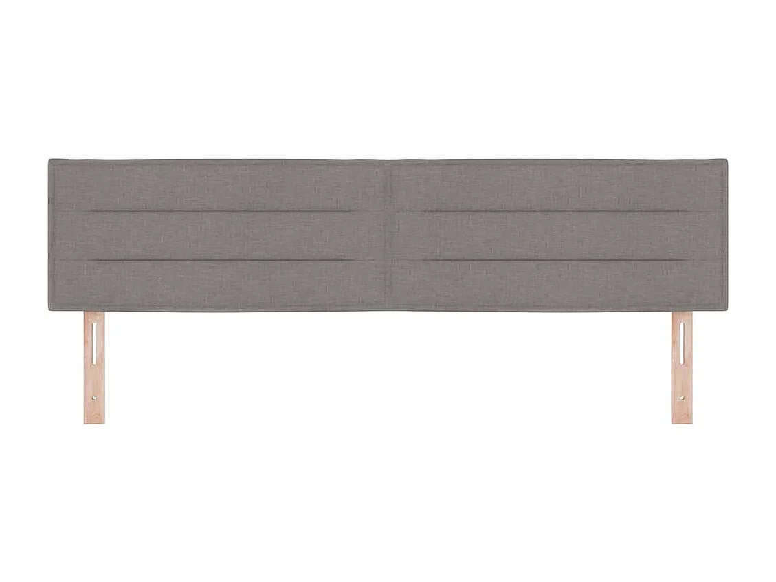 Cabecero con cabecera Manual Taupé 180 cm tela