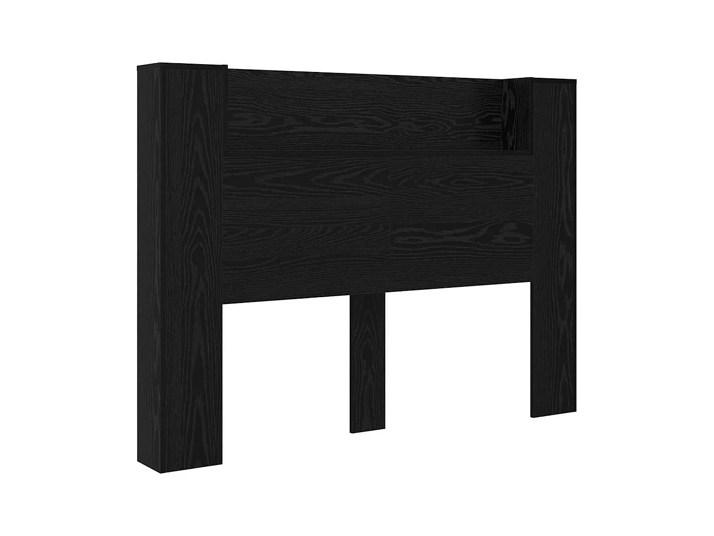 Tête de Lit Chêne noir Bois d'ingénierie