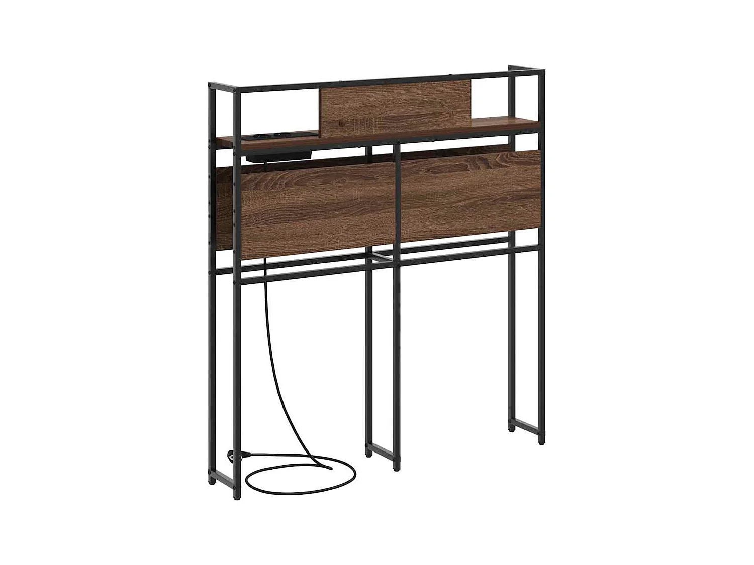 Tête de lit de rangement Chêne marron 100 cm Bois d'ingénierie