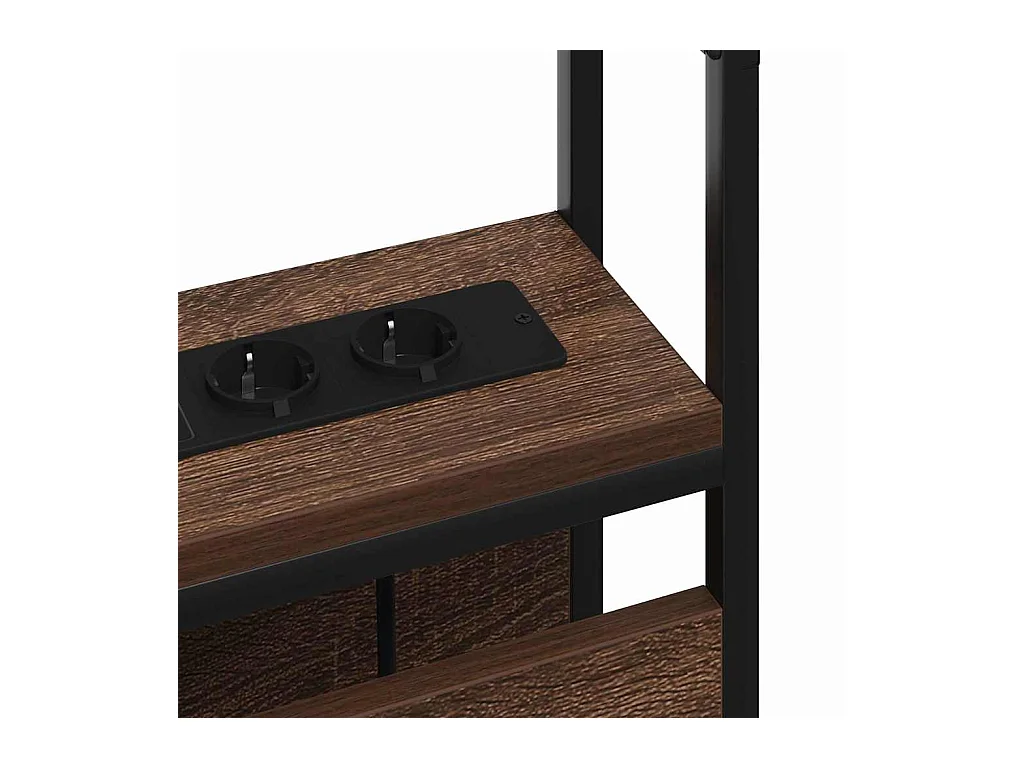 Tête de lit de rangement Chêne marron 100 cm Bois d'ingénierie