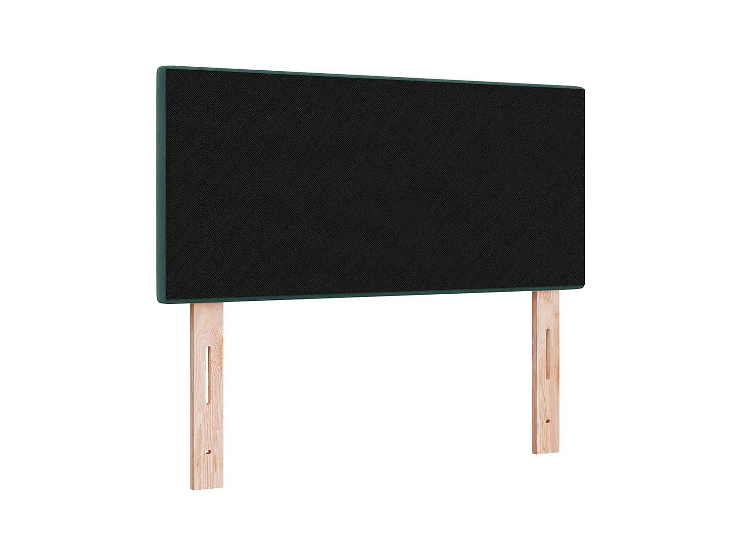 Tête de lit Montage mural Vert foncé 100 cm Velours