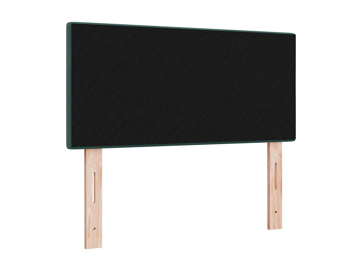 Tête de lit Montage mural Vert foncé 100 cm Velours