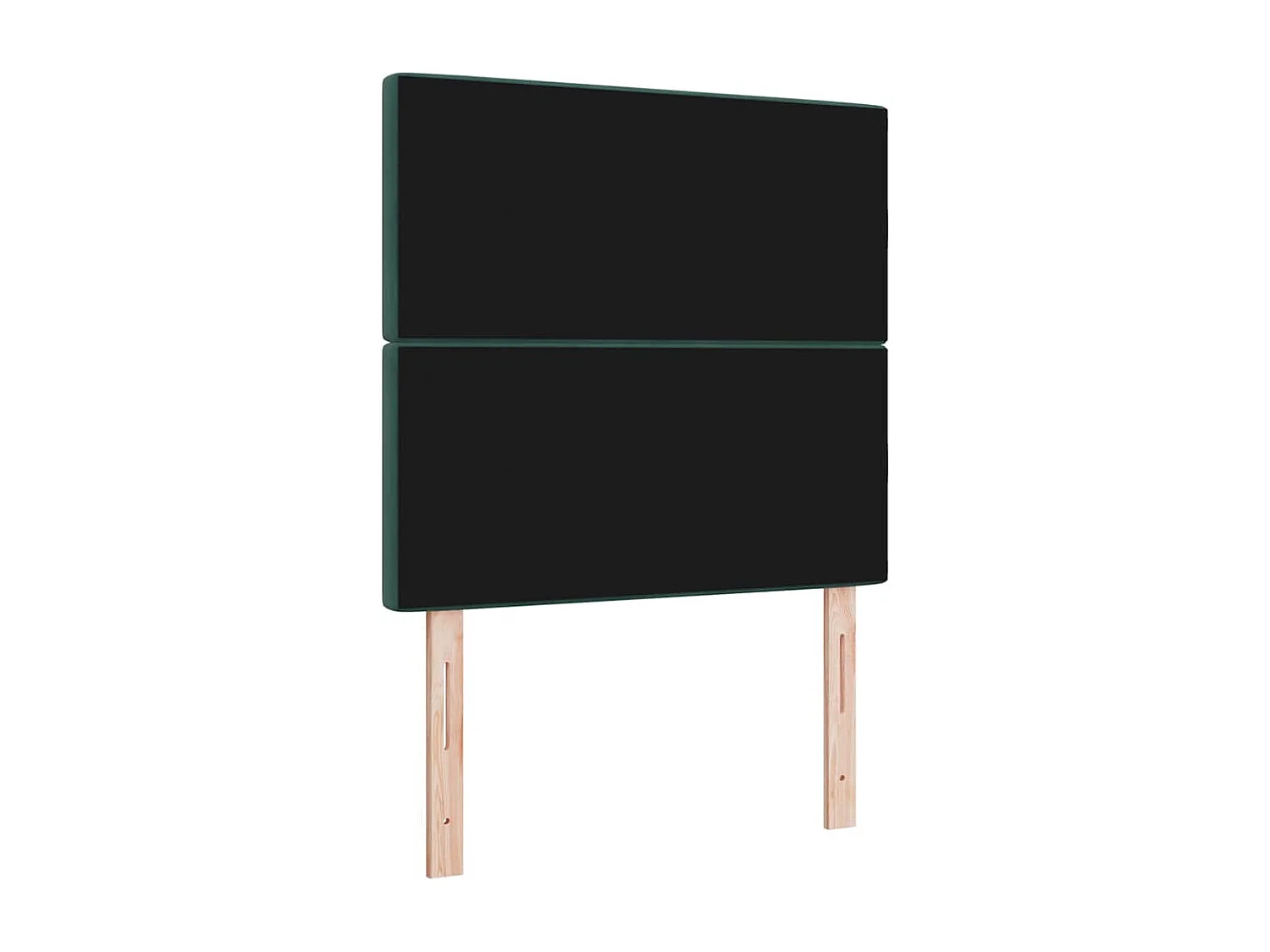 Tête de Lit en Velours Argyle Vert foncé 100 cm Velours