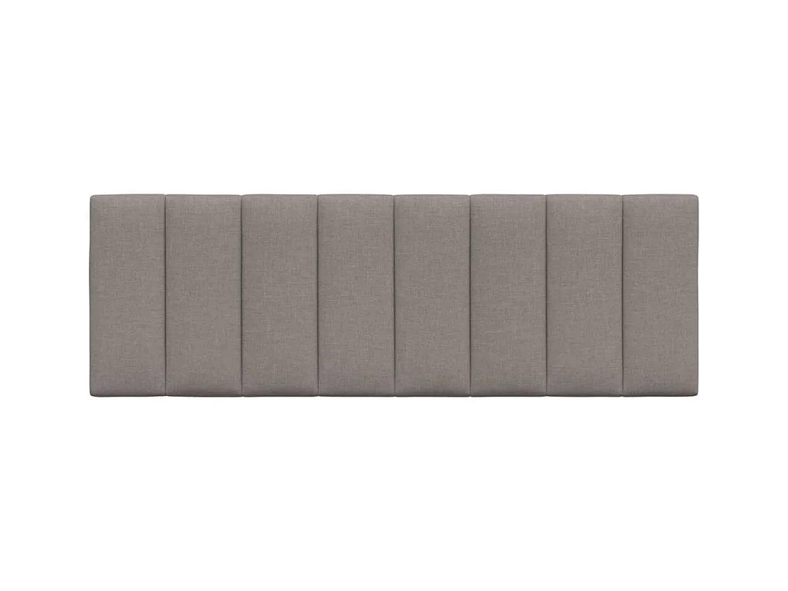 Tête de lit taupe 140 cm tissu