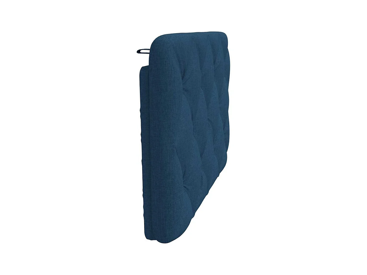 Tête de lit bleu 80 cm tissu