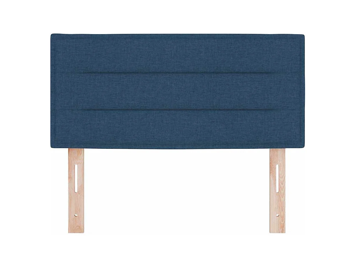 Tête de lit avec tête de lit Bleu 100 cm tissu