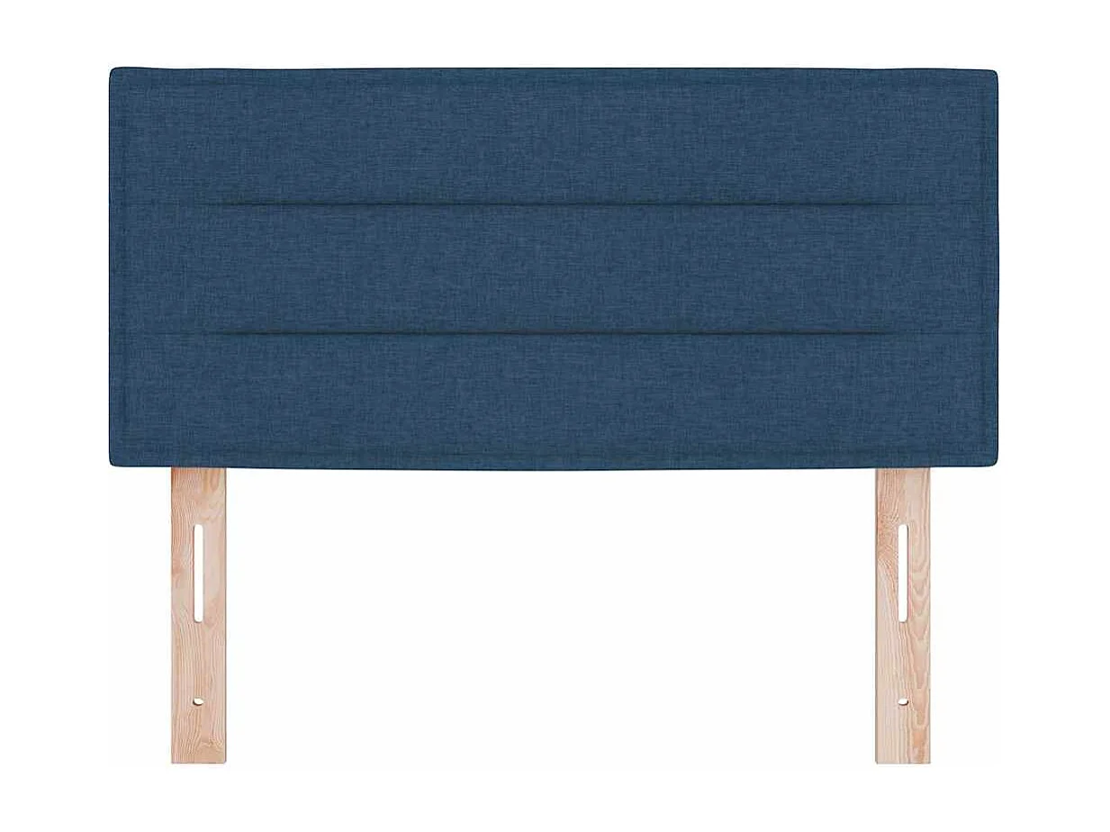 Cabecero con cabecera Manual Azul 100 cm tela