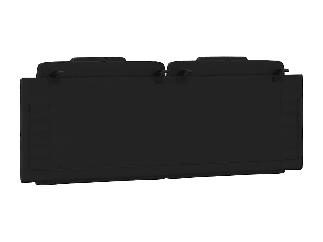 Tête de lit noir 152 cm similicuir