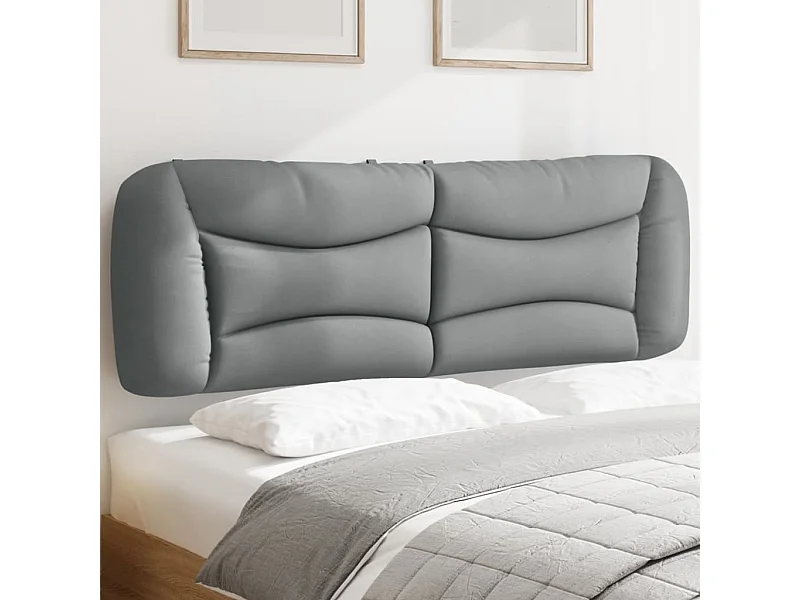 Tête de lit gris clair 152 cm tissu