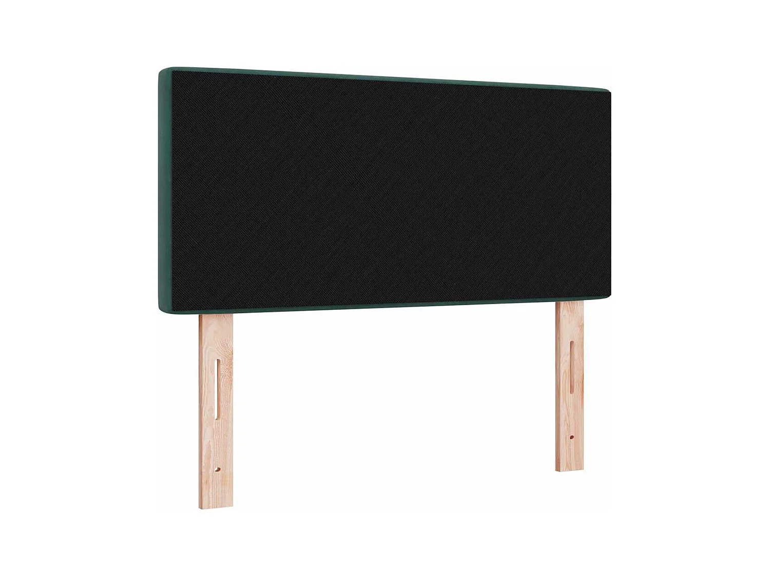 Tête de Lit LED Argyle Vert foncé 90 cm Velours