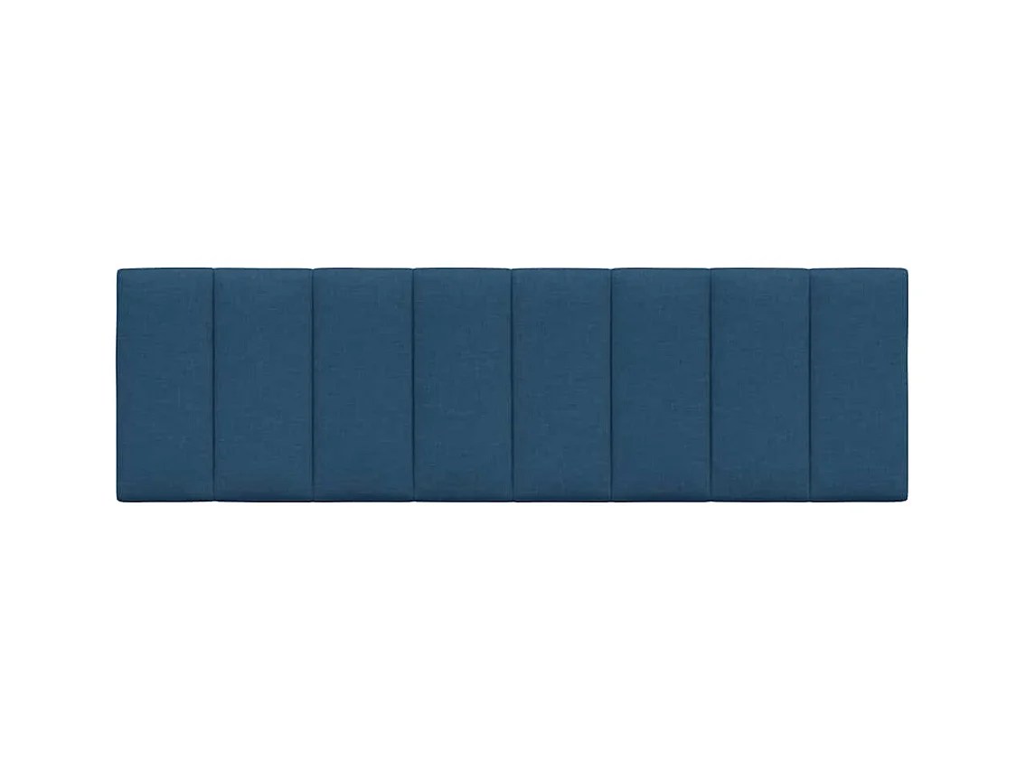 Tête de lit bleu 160 cm tissu