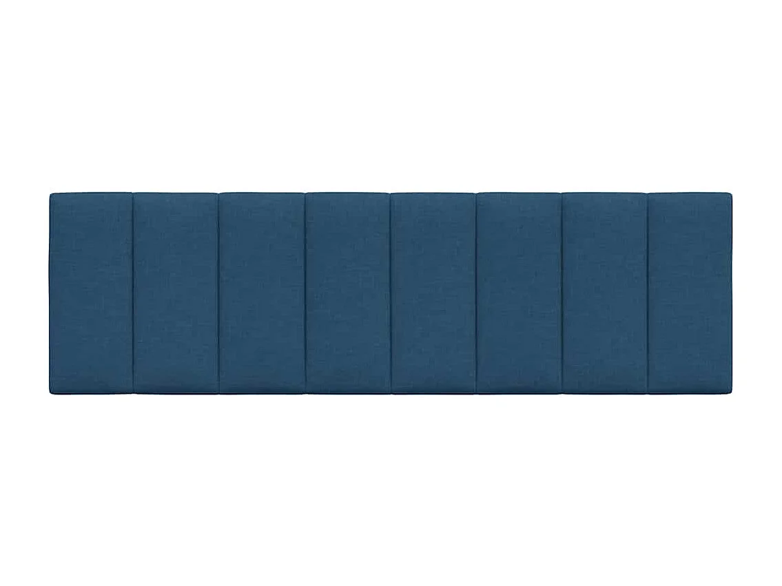 Hoofdbordkussen "Hanko" 160 cm stof blauw