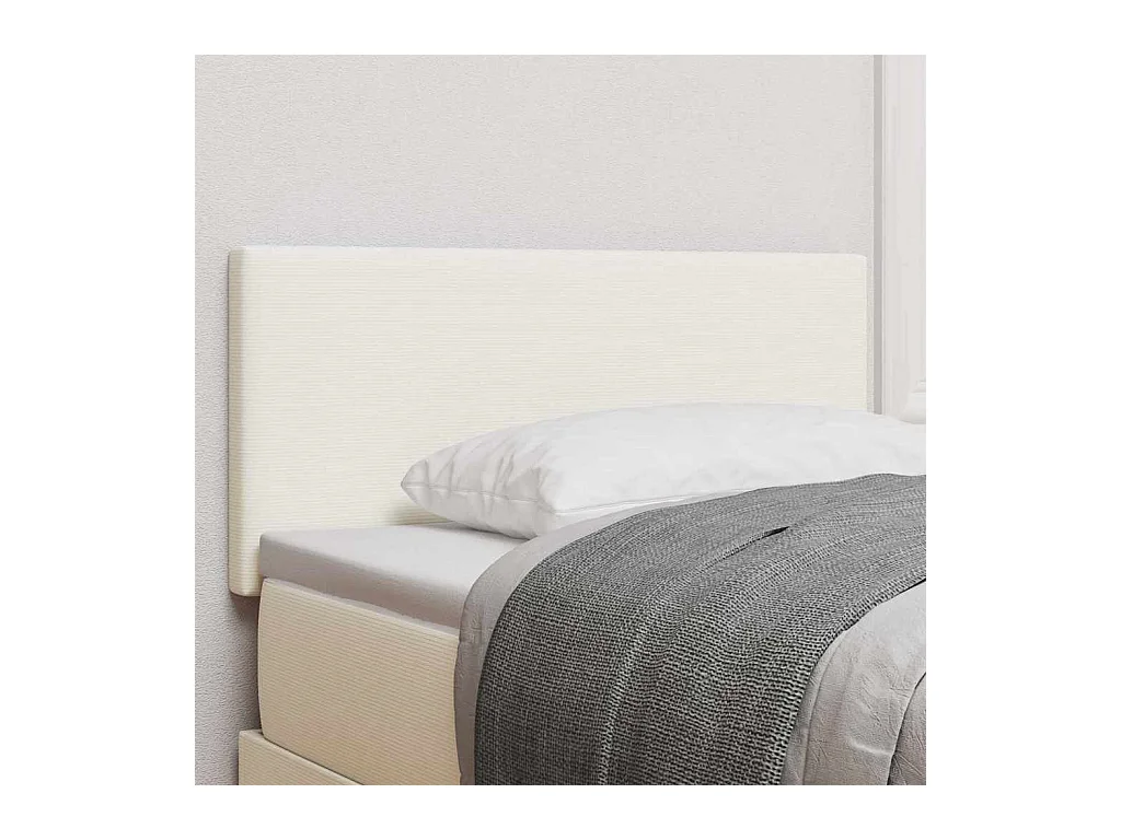 Cabecero con cabecera Manual Crema 80 cm Tela de Rayas