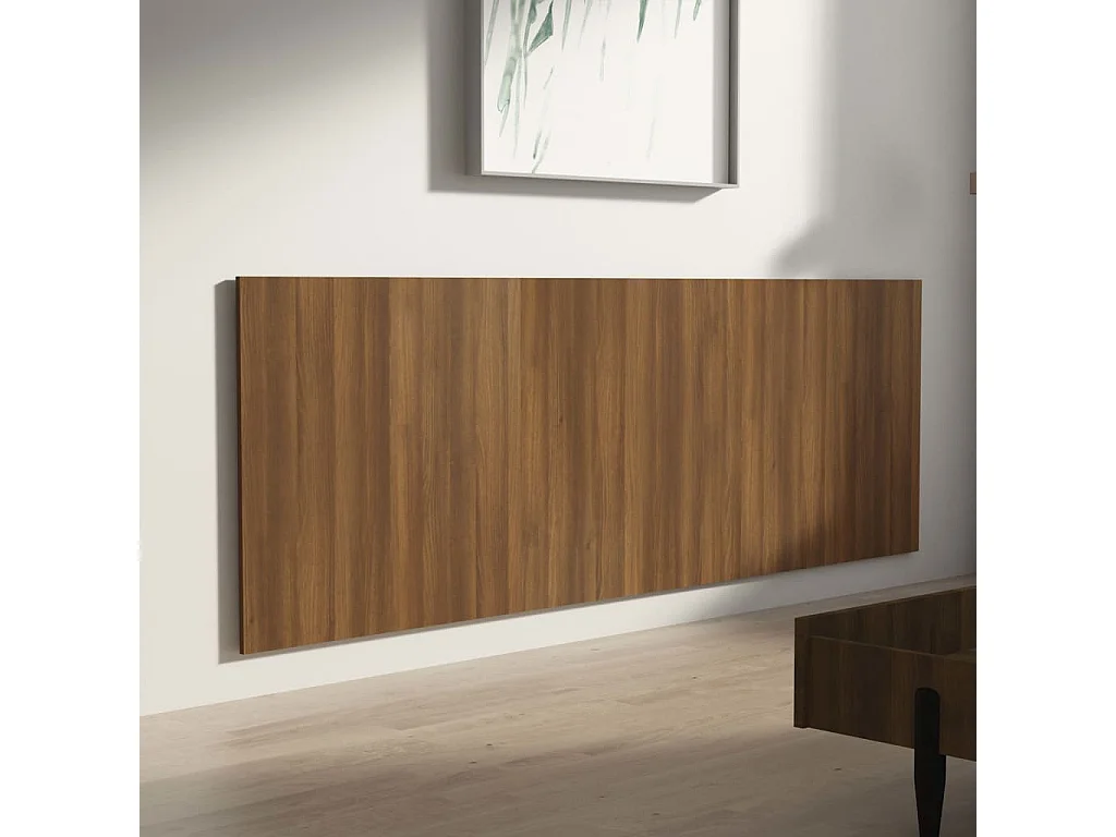 Tête de lit murale Chêne marron 240x1,5x80 cm Bois d'ingénierie