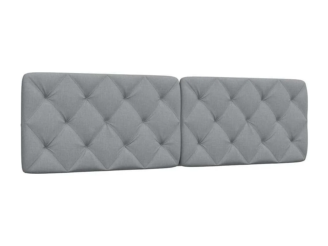 Tête de lit gris clair 180 cm tissu