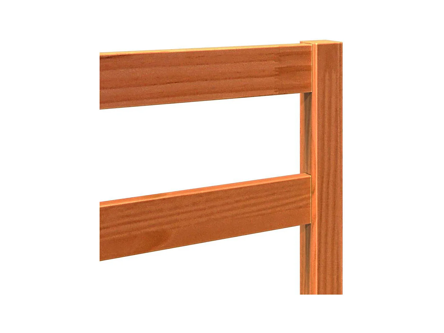 Tête de lit Marron cire 105.5 x 4 x 104 cm Bois massif en pin