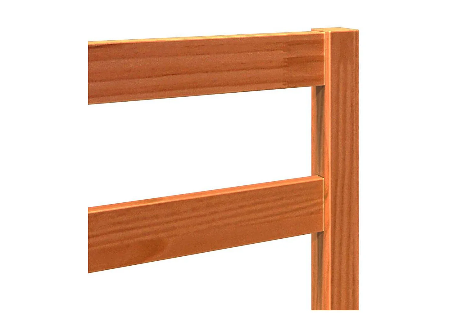 Tête de lit Marron cire 105.5 x 4 x 104 cm Bois massif en pin