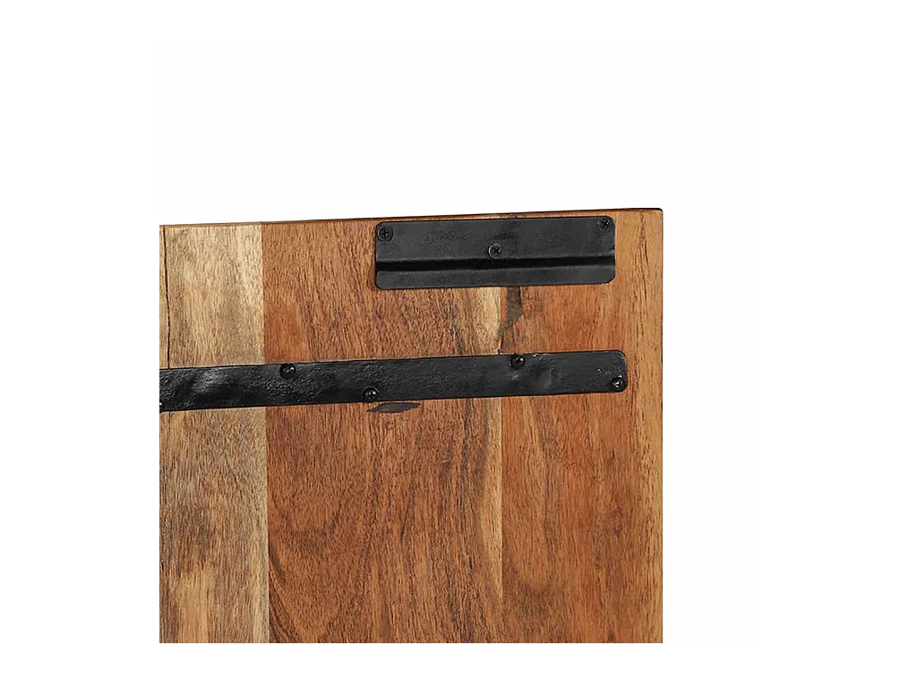 Tête de lit 200 cm bois massif d'acacia