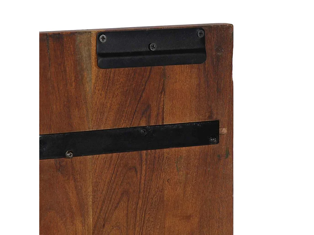 Tête de lit multicolore 160 cm bois massif récupération