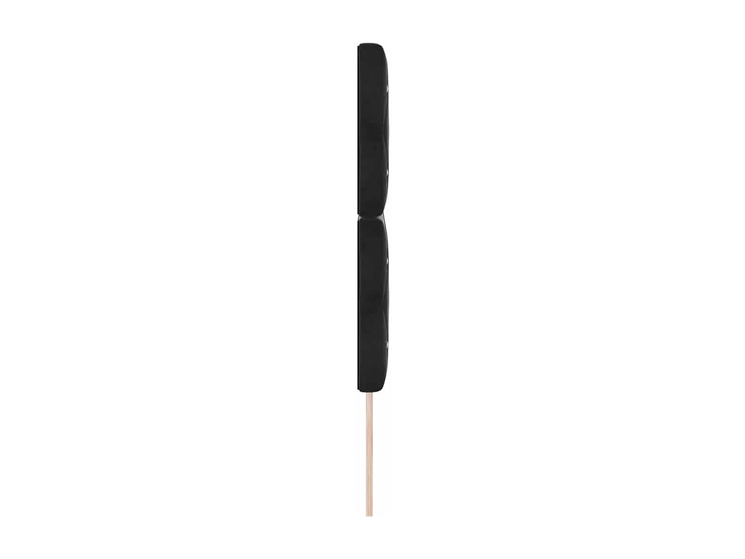 Tête de Lit LED avec des lumières à LED Noir 80 cm Velours