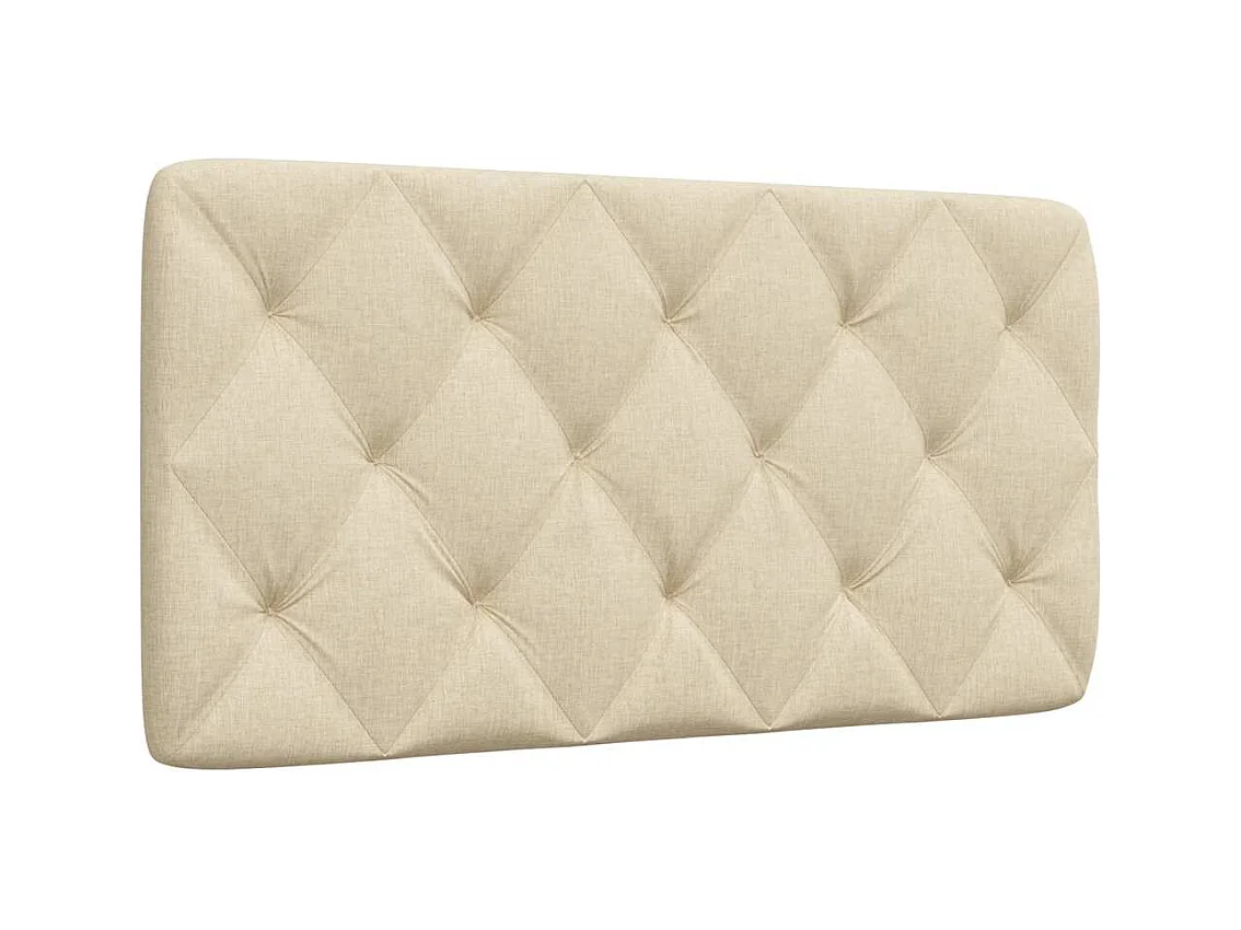 Tête de lit crème 100 cm tissu