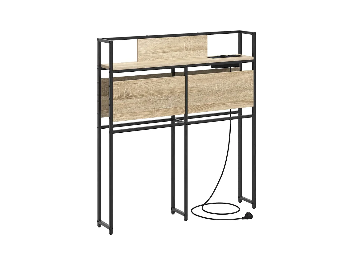 Tête de lit de rangement Chêne sonoma 75 cm Bois d'ingénierie