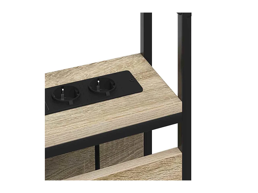 Tête de lit de rangement Chêne sonoma 75 cm Bois d'ingénierie