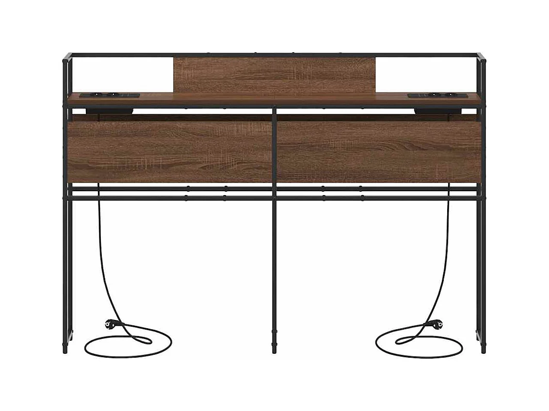 Tête de lit de rangement Chêne marron 140 cm Bois d'ingénierie