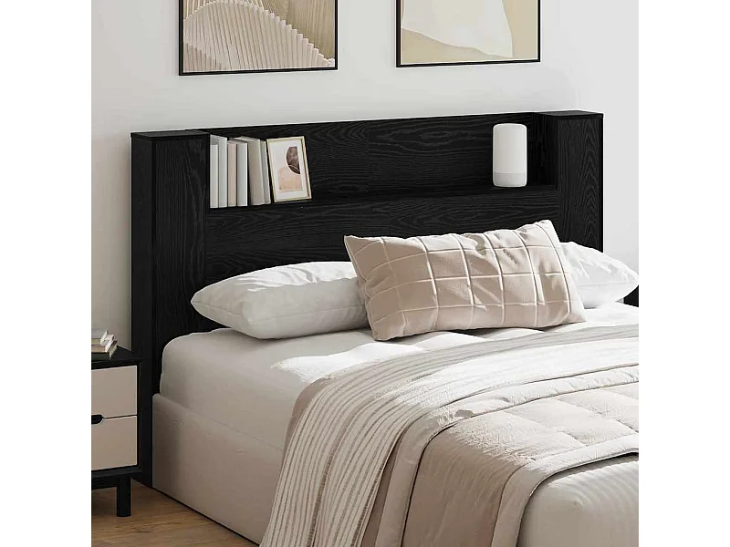 Cabecero de armario Roble negro Madera contrachapada