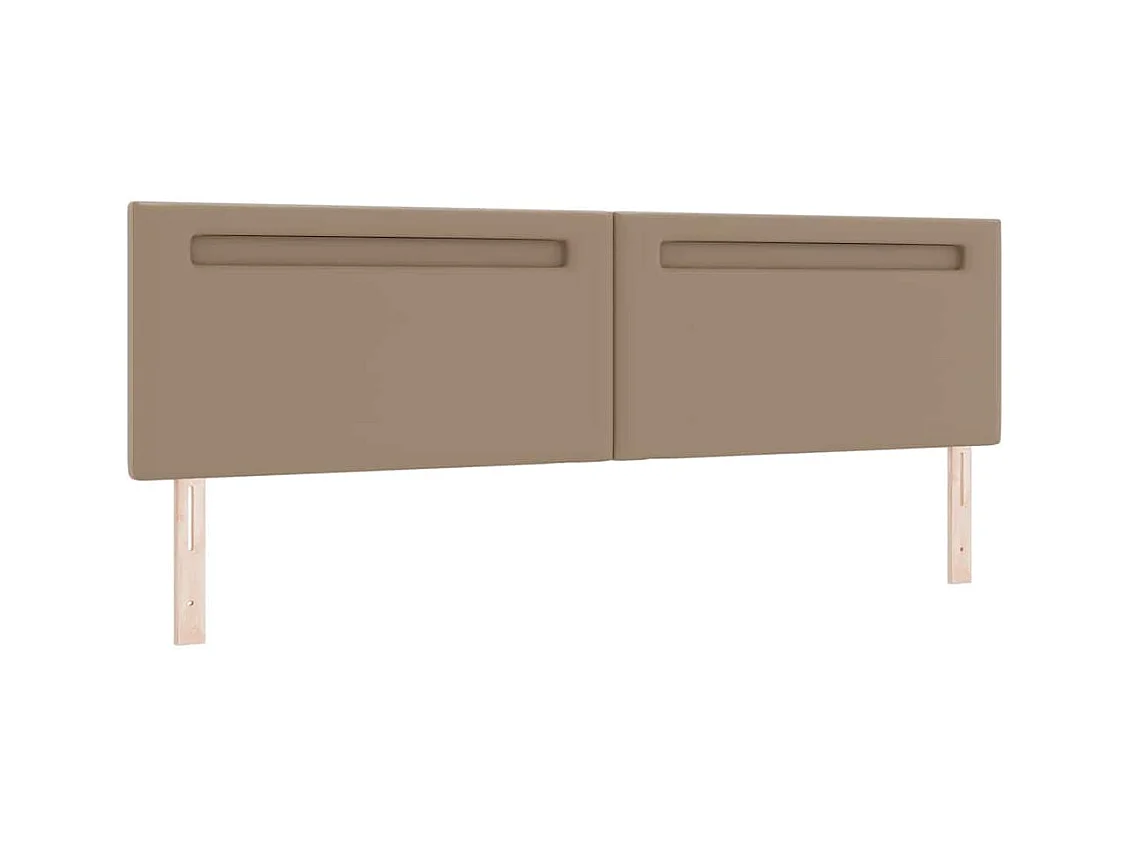 Cabecero con luces de tiras LED Manual Capuchino 200 cm PVC