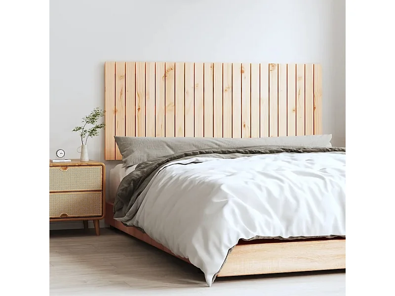 Wandhoofdbord 147x3x60 cm massief grenenhout