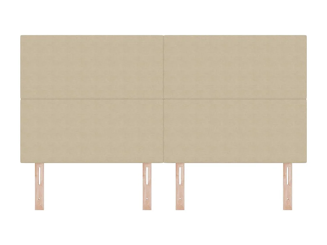 Tête de lit Vert gris clair 180 cm Tissu côtelé