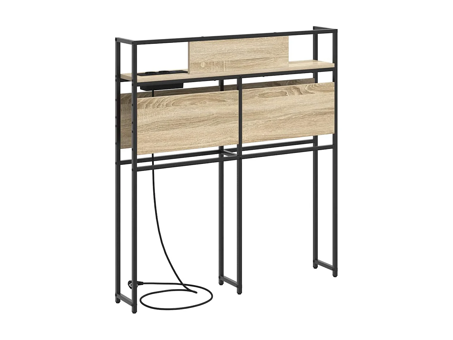 Tête de lit de rangement Chêne sonoma 90 cm Bois d'ingénierie