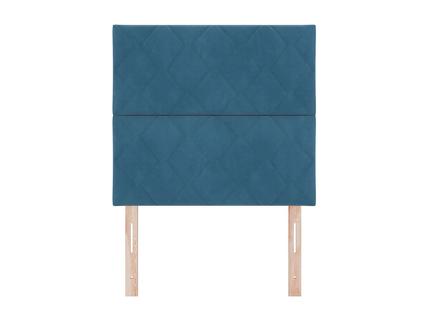 Tête de lit Montage mural Géométrique Bleu foncé 100 cm Velours