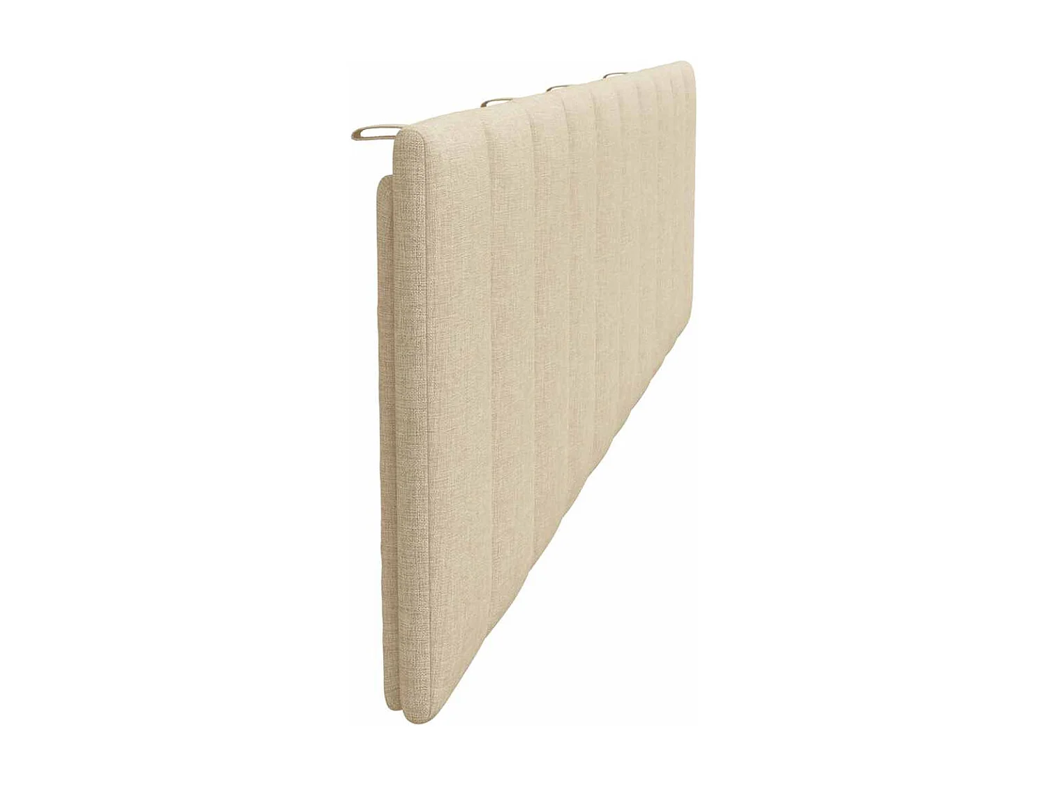 Almofadão de cabeceira 200 cm tecido creme