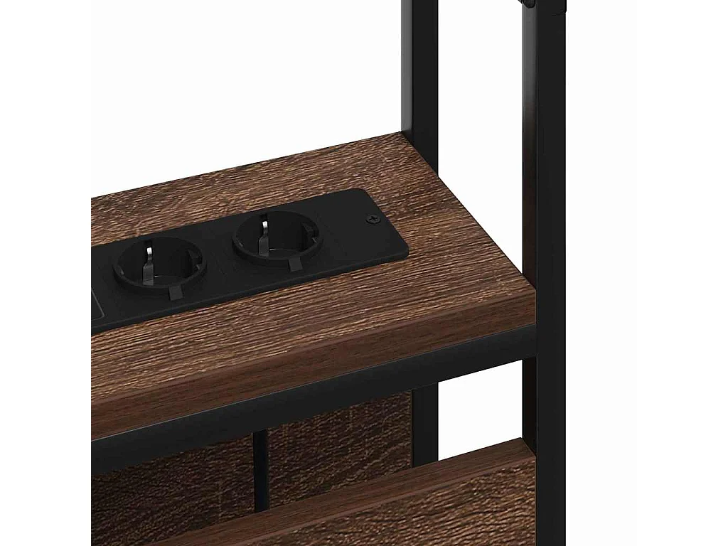 Tête de lit de rangement Chêne marron 150 cm Bois d'ingénierie