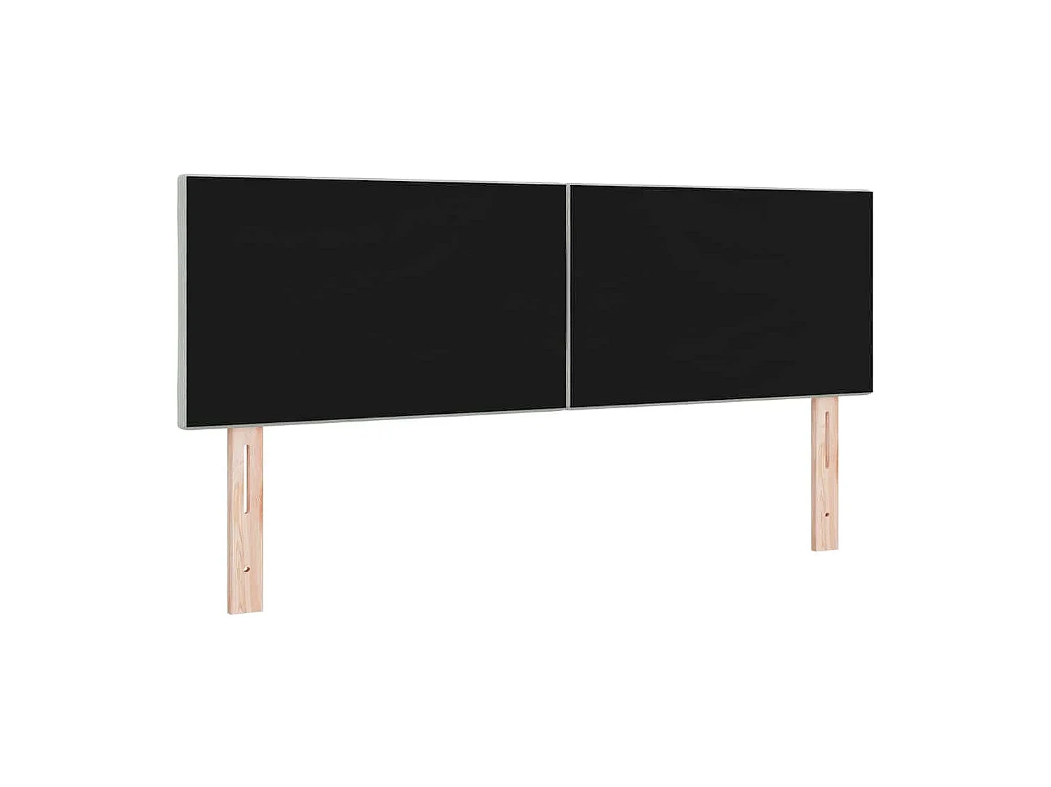 Tête de Lit LED Géométrique Gris clair 144 cm Velours