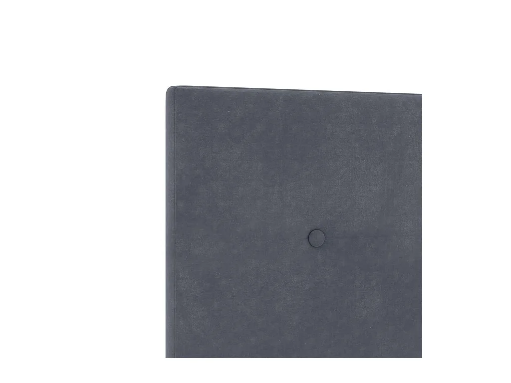 Tête de lit Montage mural Gris foncé 90 cm Velours