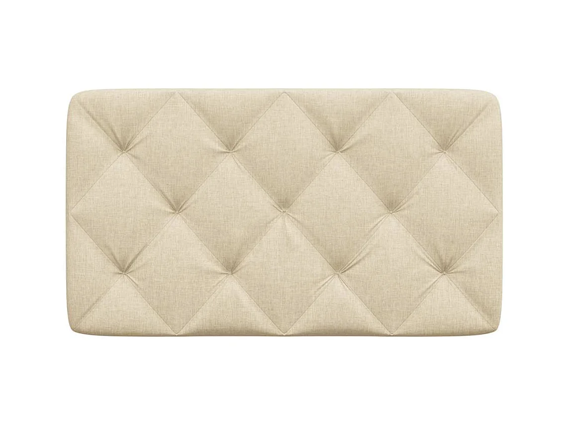 Tête de lit crème 90 cm tissu