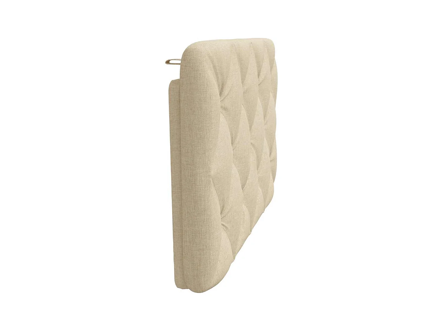 Tête de lit crème 90 cm tissu