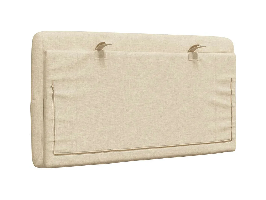 Tête de lit crème 90 cm tissu