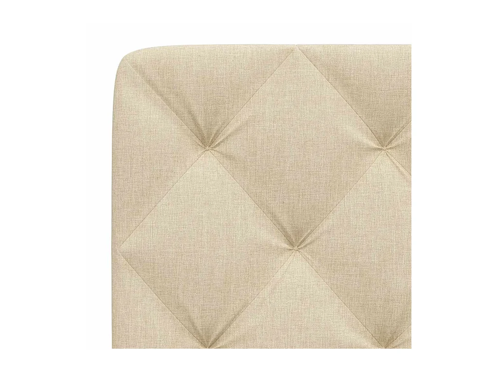 Tête de lit crème 90 cm tissu