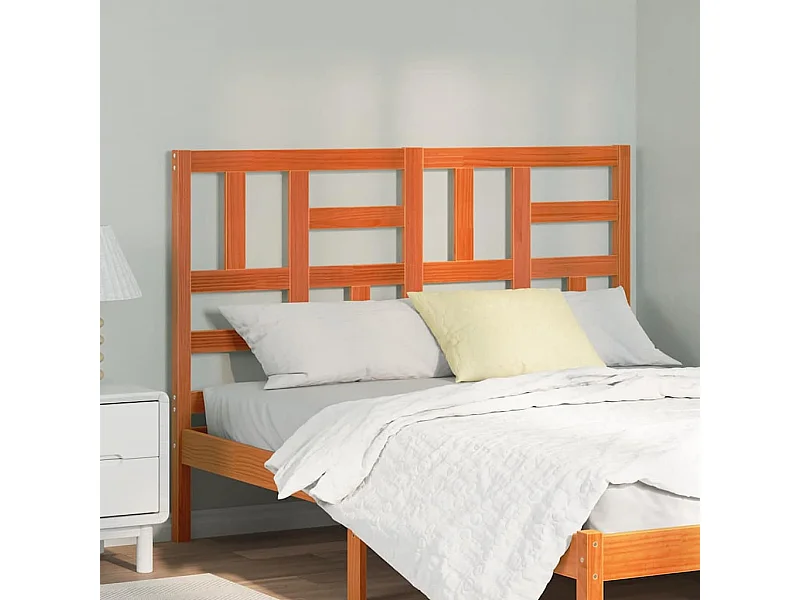 Bed Hoofdbord Wasbruin 145.5 x 4 x 104 cm Massief grenenhout