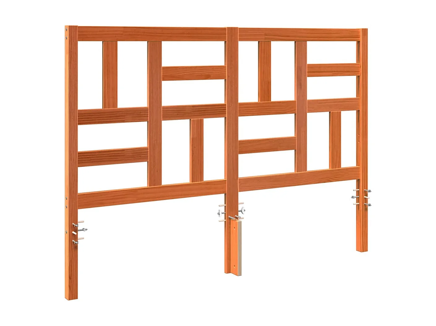 Tête de lit Marron cire 145.5 x 4 x 104 cm Bois massif en pin