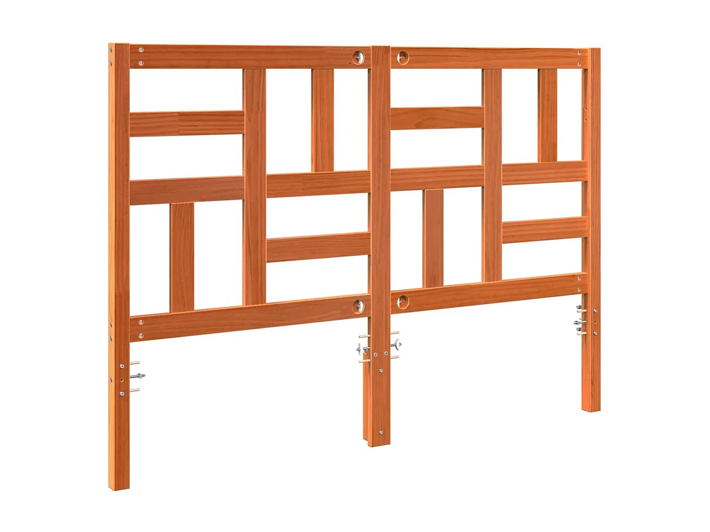 Tête de lit Marron cire 145.5 x 4 x 104 cm Bois massif en pin