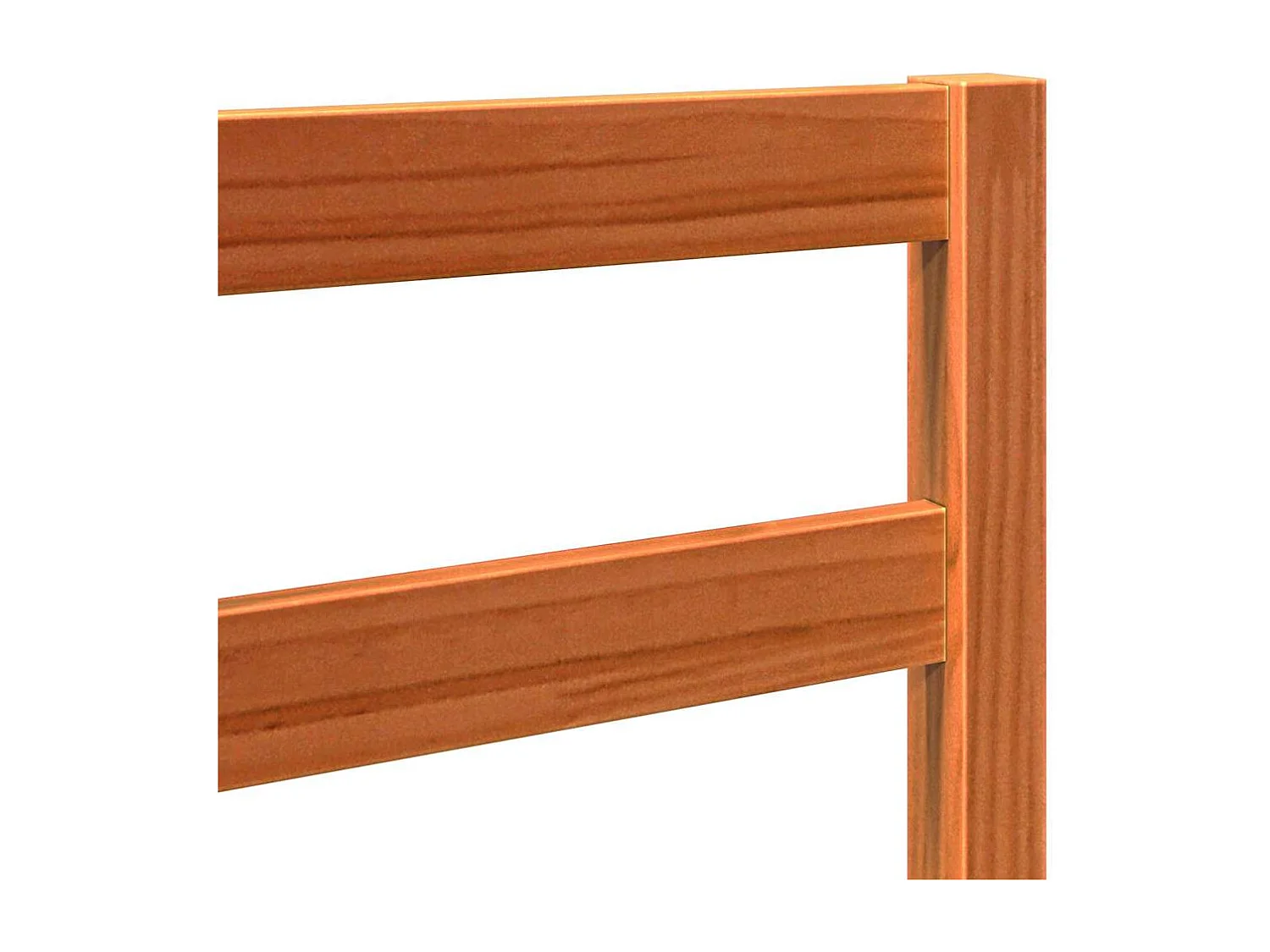 Tête de lit Marron cire 145.5 x 4 x 104 cm Bois massif en pin